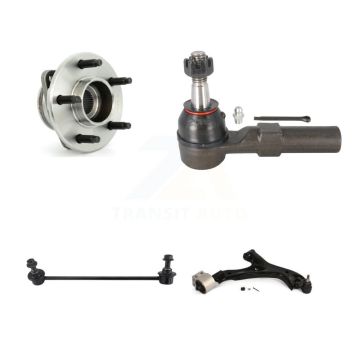 Front Right Hub Bearing Lower Control Arm Outer Tie Rod & Link Kit For Saturn Vue Pontiac K7T-106704