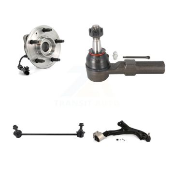 Front Right Hub Bearing Lower Control Arm Outer Tie Rod & Link Kit For Chevrolet Equinox K7T-106706