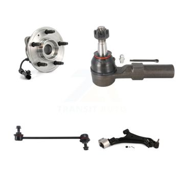Front Right Hub Bearing Lower Control Arm Outer Tie Rod Link Kit For 2008-2010 Saturn Vue K7T-106707