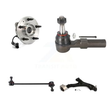 Front Right Bearing Lower Control Arm Outer Tie Rod & Link Kit For Chevrolet Equinox 3.6L K7T-106708