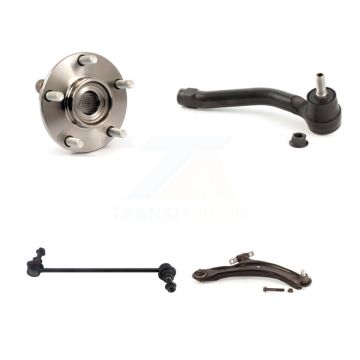 Front Right Hub Bearing Lower Control Arm Outer Tie Rod Link Kit For Nissan Rogue Select K7T-106723