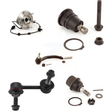 Front Left Bearing Upper Lower Ball Joint Outer Tie Rod Link Kit (5Pc) For GMC Chevrolet K7T-106736