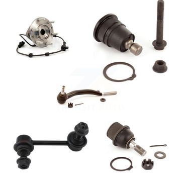 Front Left Bearing Upper Lower Ball Joint Outer Tie Rod Link Kit (5Pc) For Chevrolet GMC K7T-106737