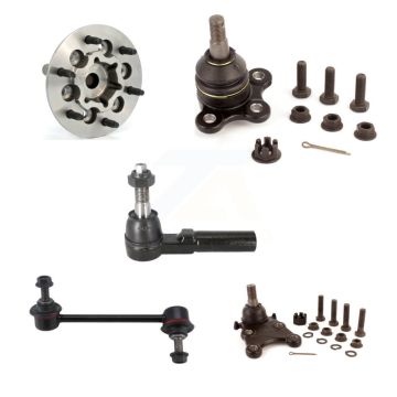 Front Left Bearing Upper Lower Ball Joint Outer Tie Rod Link Kit (5Pc) For Chevrolet GMC K7T-106746