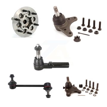 Front Left Bearing Upper Lower Ball Joint Outer Tie Rod Link Kit (5Pc) For Chevrolet GMC K7T-106747