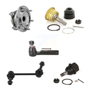 Front Left Bearing Upper Lower Ball Joint Outer Tie Rod Link Kit (5Pc) For Toyota 4Runner K7T-106750