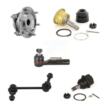 Front Left Bearing Upper Lower Ball Joint Outer Tie Rod Link Kit (5Pc) For Toyota 4Runner K7T-106751