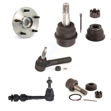 Front Left Bearing Upper Lower Ball Joint Outer Tie Rod Link Kit (5Pc) For Dodge Ram 1500 K7T-106753