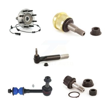 Front Left Bearing Upper Lower Ball Joint Outer Tie Rod Link Kit (5Pc) For Dodge Ram 3500 K7T-106757