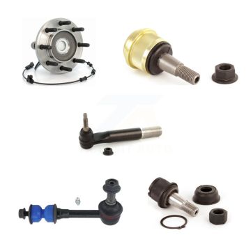 Front Left Bearing Upper Lower Ball Joint Outer Tie Rod Link Kit (5Pc) For Dodge Ram 3500 K7T-106758