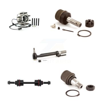 Front Left Hub Bearing Upper Lower Ball Joint Outer Tie Rod & Sway Bar Link Kit (5Pc) For K7T-106760