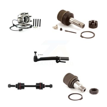 Front Left Hub Bearing Upper Lower Ball Joint Outer Tie Rod & Sway Bar Link Kit (5Pc) For K7T-106761