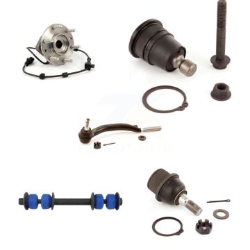 Front Left Bearing Upper Lower Ball Joint Outer Tie Rod Link Kit (5Pc) For Chevrolet GMC K7T-106767