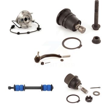 Front Left Bearing Upper Lower Ball Joint Outer Tie Rod Link Kit (5Pc) For Chevrolet GMC K7T-106768