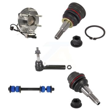 Front Bearing Upper Lower Ball Joint Outer Tie Rod Link Kit (5Pc) For Chevrolet GMC 1500 K7T-106791