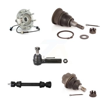 Front Bearing Upper Lower Ball Joint Outer Tie Rod Link Kit (5Pc) For Chevrolet GMC 3500 K7T-106809