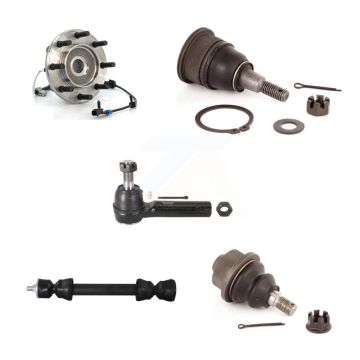 Front Bearing Upper Lower Ball Joint Outer Tie Rod Link Kit (5Pc) For Chevrolet GMC 3500 K7T-106810