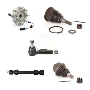 Front Bearing Upper Lower Ball Joint Outer Tie Rod Link Kit (5Pc) For GMC Sierra 3500 HD K7T-106814