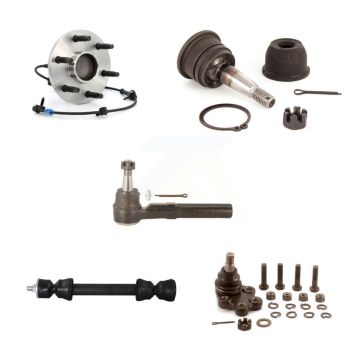 Front Bearing Upper Lower Ball Joint Outer Tie Rod Link Kit (5Pc) For Chevrolet Silverado K7T-106817