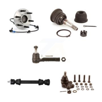 Front Bearing Upper Lower Ball Joint Outer Tie Rod Link Kit (5Pc) For Chevrolet GMC 1500 K7T-106821