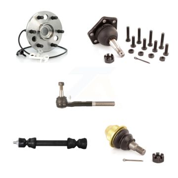 Front Bearing Upper Lower Ball Joint Outer Tie Rod Link Kit (5Pc) For GMC Yukon Cadillac K7T-106824