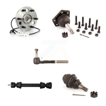 Front Bearing Upper Lower Ball Joint Outer Tie Rod & Link Kit (5Pc) For Cadillac Escalade K7T-106826