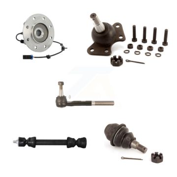 Front Bearing Upper Lower Ball Joint Outer Tie Rod Link Kit (5Pc) For K3500 Chevrolet GMC K7T-106834