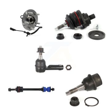 Front Bearing Upper Lower Ball Joint Outer Tie Rod & Link Kit (5Pc) For 2012 Ram 1500 4WD K7T-106837