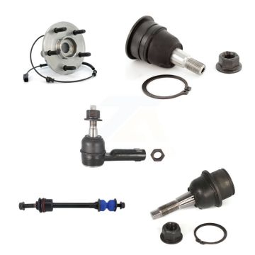 Front Bearing Upper Lower Ball Joint Outer Tie Rod Link Kit (5Pc) For Dodge Ram 1500 4WD K7T-106845