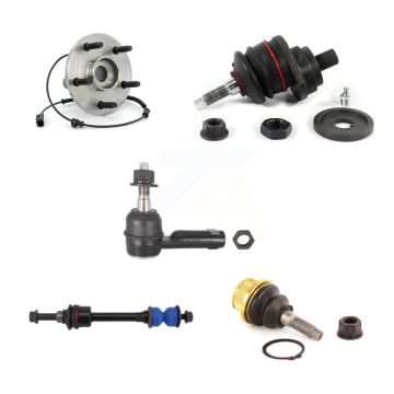 Front Bearing Upper Lower Ball Joint Outer Tie Rod Link Kit (5Pc) For Ram 1500 Dodge RWD K7T-106850