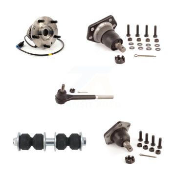 Front Bearing Upper Lower Ball Joint Outer Tie Rod & Link Kit (5Pc) For Chevrolet GMC S10 K7T-106854