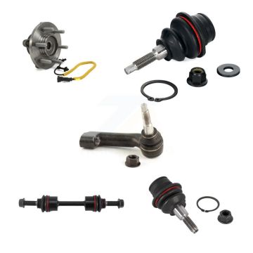Front Right Bearing Upper Lower Ball Joint Outer Tie Rod & Link Kit (5Pc) For Ford F-150 K7T-106879