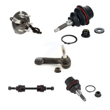 Front Right Bearing Upper Lower Ball Joint Outer Tie Rod & Link Kit (5Pc) For Ford F-150 K7T-106882