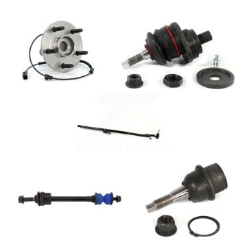 Front Right Bearing Upper Lower Ball Joint Outer Tie Rod Link Kit (5Pc) For Ram 1500 4WD K7T-106885
