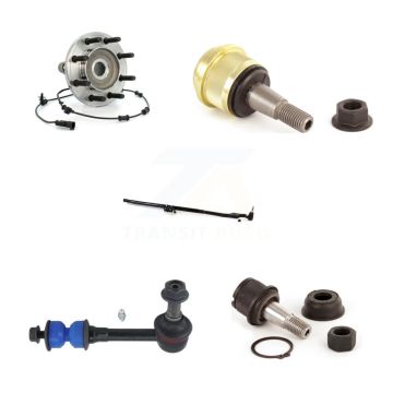 Front Right Hub Bearing Upper Lower Ball Joint Outer Tie Rod Sway Bar Link Kit (5Pc) For K7T-106887