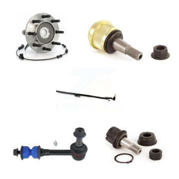 Front Right Hub Bearing Upper Lower Ball Joint Outer Tie Rod Sway Bar Link Kit (5Pc) For K7T-106888