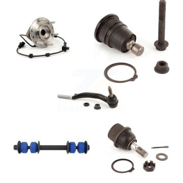 Front Right Bearing Upper Lower Ball Joint Outer Tie Rod Link Kit (5Pc) For Chevrolet GMC K7T-106902