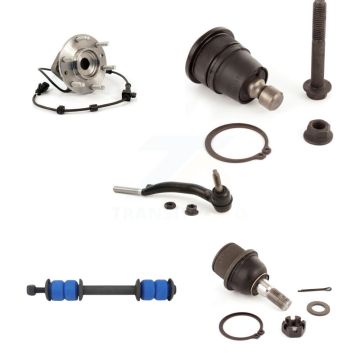 Front Right Bearing Upper Lower Ball Joint Outer Tie Rod Link Kit (5Pc) For Chevrolet GMC K7T-106903