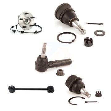 Front Right Bearing Upper Lower Ball Joint Outer Tie Rod & Link Kit (5Pc) For Jeep Grand K7T-106910