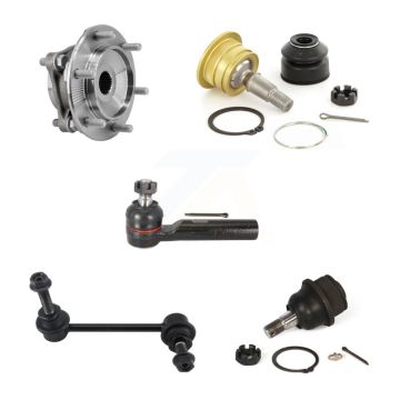 Front Right Hub Bearing Upper Lower Ball Joint Outer Tie Rod Link Kit (5Pc) For Toyota FJ K7T-106912