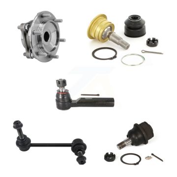 Front Right Bearing Upper Lower Ball Joint Outer Tie Rod Link Kit (5Pc) For Toyota FJ 4WD K7T-106914