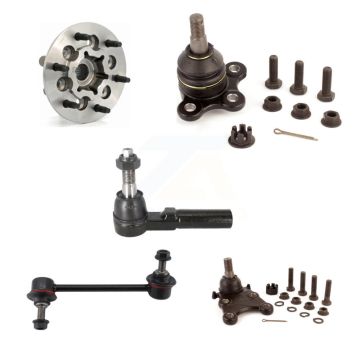Front Right Bearing Upper Lower Ball Joint Outer Tie Rod Link Kit (5Pc) For Chevrolet GMC K7T-106916