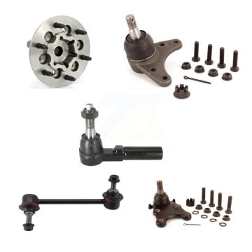 Front Right Bearing Upper Lower Ball Joint Outer Tie Rod Link Kit (5Pc) For Chevrolet GMC K7T-106917