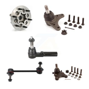 Front Right Bearing Upper Lower Ball Joint Outer Tie Rod & Link Kit (5Pc) For GMC Canyon K7T-106918
