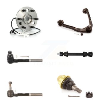 Front Hub Bearing Upper Control Arm Lower Ball Joint Tie Rod Link Kit (6Pc) For GMC Yukon K7T-106948
