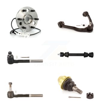 Front Hub Bearing Upper Control Arm Lower Ball Joint Tie Rod Link Kit (6Pc) For GMC Yukon K7T-106949
