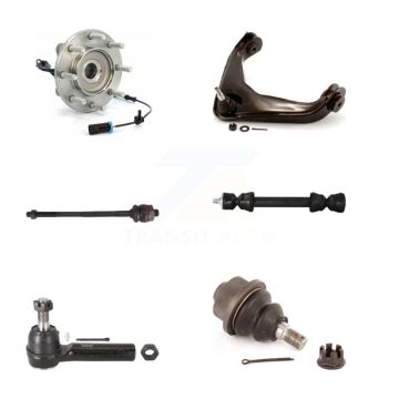 Front Bearing Upper Arm Lower Ball Joint Tie Rod & Link Kit (6Pc) For GMC Sierra 3500 HD K7T-106950