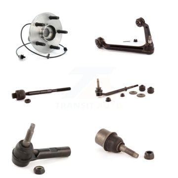 Front Bearing Upper Arm Lower Ball Joint Tie Rod Link Kit (6Pc) For Chrysler Aspen Dodge K7T-106953