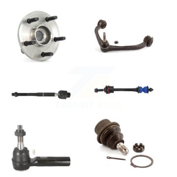 Front Bearing Upper Arm Lower Ball Joint Tie Rod & Link Kit (6Pc) For Dodge Dakota Raider K7T-106967