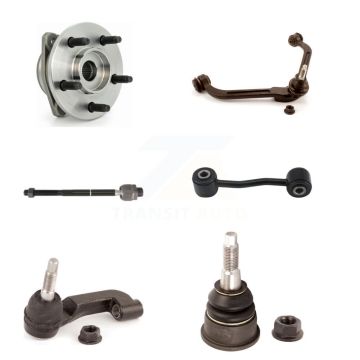 Front Left Hub Bearing Upper Arm Lower Ball Joint Tie Rod Link Kit (6Pc) For Jeep Liberty K7T-106970